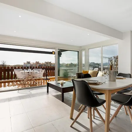 Aphrodite - Vue - Terrasse - Parking - Climatisation - Village Naturiste شقة آجد